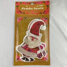Vintage Santa's Package Decorations Made in USA Gibson 7