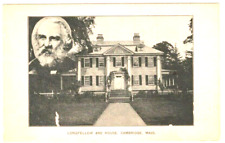  RPPC Antique Postcard Longfellow and House Cambridge Mass Divided Back America picture