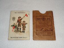 Boy Scouts of America 1922 Antique Original Identification ID Card w/ Sleeve picture