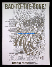 Hellina Double Impact Lightning Comics 1995 Print Magazine Ad Poster ADVERT picture