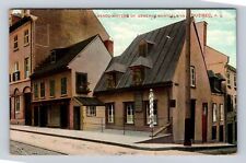 Quebec Quebec-Canada, Headquarters Gen Montcalm, Vintage c1909 Souvenir Postcard picture