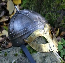 18GA SCA LARP Medieval Viking Ketil Knight Armor Helmet Battle Warrior Knight picture