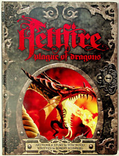Hellfire: Plague of Dragons ~ Tom Wood & Robert Weinberg ~ Incredible Artwork picture