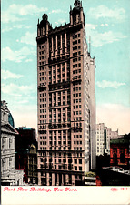 Vintage C. 1907 View of 15 Park Row Apartment Building New York City NY Postcard picture