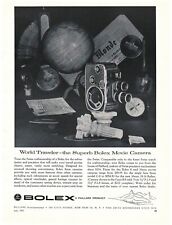 Vintage 1957 Bolex Movie Camera Ad - Popular Photography Magazine Page 63 picture