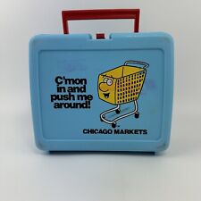 Vintage Chicago Markets Thermos Lunchbox Advertising Scarce Very Rare HTF picture