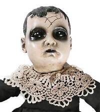 Gothic Creepy Haunted TALKING PRECIOUS BABY DOLL w/ SOUND Horror Prop Decoration picture