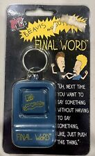 Beavis & Butthead MTV The Final Word Talking Keychain Voice Box Original Package picture