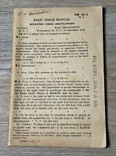 Basic infantry Drill regulations change III World War II Collectible picture