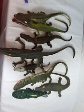 Crocodile Alligator Animals Plastic Action Figure Vintage 90’s Unbranded Toy Lot picture