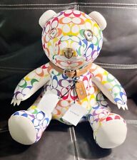 Coach Collectible Bear In Rainbow Signature Canvas CJ954 Limited picture