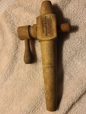 Vintage Redlich's Co Warranted Wood Barrel Faucet- Label Chicago IL USA MADE Tap picture