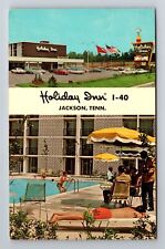 Jackson TN-Tennessee, Holiday Inn Advertising, Antique Vintage c1973 Postcard picture