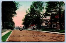 Hooker Ave From Dwight Street Looking So. Poughkeepsie New York NY Postcard G31 picture