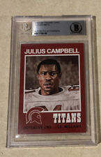 REMEMBER THE TITANS JULIUS CAMPBELL CUYLER SMITH AUTO BAS AUTHENTIC RARE /90 NM+ picture