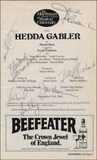 HEDDA GABLER PLAY CAST - SHOW BILL SIGNED WITH CO-SIGNERS picture