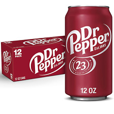 Dr Pepper Soda, 12 Fl Oz Cans, 12 Pack picture