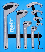 8Pc Adjustable Pin Spanner Wrench Tool Set, Spanner Nut Wrench Tools with Change picture
