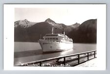 Skagway AK-Alaska, Wickersham, Ship, Transportation, Antique Vintage Postcard picture
