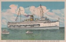 Steamboat Catalina Between Los Angeles & Avalon Catalina Island Postcard picture