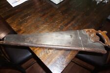 Vintage H. Disston & Sons Saw with Rare Blade Guard 1897-1917  1