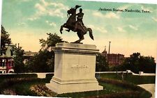 Vintage Postcard- Jackson Statue, Nashville, TN Posted 1910s picture