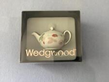 Wedgwood Wild Strawberry bone china miniature teapot original boxes picture