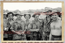 50s VIETNAM WAR INDOCHINA FRENCH FRANCE TOPLESS MAN ARMY OLD Vintage Photo 25345 picture