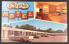 1970s Capri Motel Avoca IA Iowa Postcard Dexter Press IS 80 Hwy 59 picture
