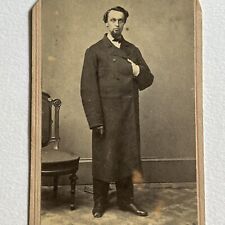 Antique CDV Photograph Handsome Man ID Rinaldo Curtis DD Divinity Mayville NY picture
