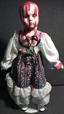 Horror Zombie Haunted Doll Exposed Bloody Brain and Eye picture