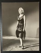 1959 Marilyn Monroe Original Photo Some Like It Hot Wardrobe Test Glitter Dress picture