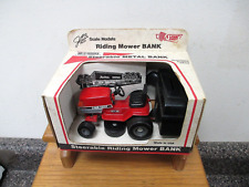 Vintage Lawn Chief Steerable Riding Lawn Mower 1:16 Scale Coin Bank w/Key F/S picture