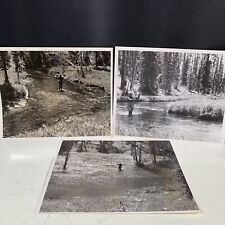Vintage Fly Fishing Photos, Lot Of 3 8x10 Field And Stream  picture