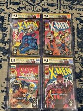 X-Men #1 (Set of 4 Custom Label) CGC 9.8 SS Signed X2 Jim Lee/Scott Williams picture