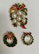 3 Great Old Christmas Pins picture