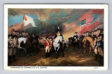 Washington DC, Painting Surrender of Cornwallis in Capitol, Vintage Postcard picture