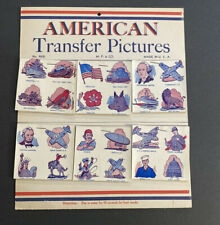 Vintage WWII M.P&Co. American Transfer Pictures Tattoos Decals No. 9002 picture