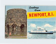 Postcard Greetings From Newport Rhode Island USA picture