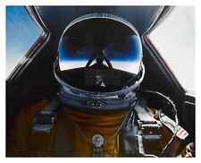 BRIAN SHILL IN COCKPIT OF SR-71 BLACKBIRD JET SECRET CIA PROJECT 8X10 NASA PHOTO picture