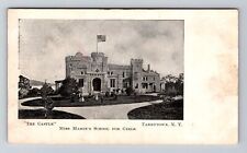 Tarrytown NY-New York, Castle, Miss Mason's Girls School, Vintage c1905 Postcard picture