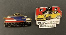 Porsche VTG 80s Lapel Hat Pin Lot Whittier, CA. Paint & Body Custom Eagle 🦅 🚘 picture