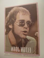 Vintage 1976 Rock Visuals Elton John Iron on Transfer picture