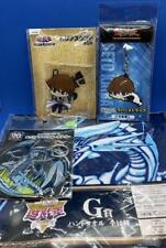 Yu-Gi-Oh Goods lot of 4 Seto Kaiba Rubber strap Clear stand Keychain Towel   picture