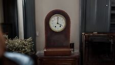 Large 40cm H french mahogany mantel clock with key and pendulum for Restoration  picture