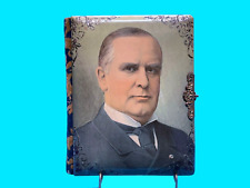 President William McKinley portrait celluloid Victorian photo album picture