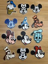 Vintage Lot Of 12 80s 90s Disney Mickey Mouse Donald Goofy Old Fridge Magnets picture