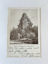 Antique Vintage Postcard SUGAR LOAF Mackinac Island MI Undivided Back GH Wickman picture
