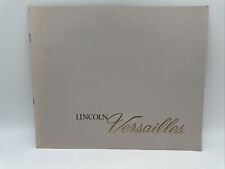ORIGINAL Vintage 1978 Lincoln Versailles Oversize Sales Brochure Book picture
