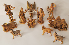 Lot of 11 Vintage 1980's Fontanini Italian Depose Nativity 5 inch Scale Figures picture